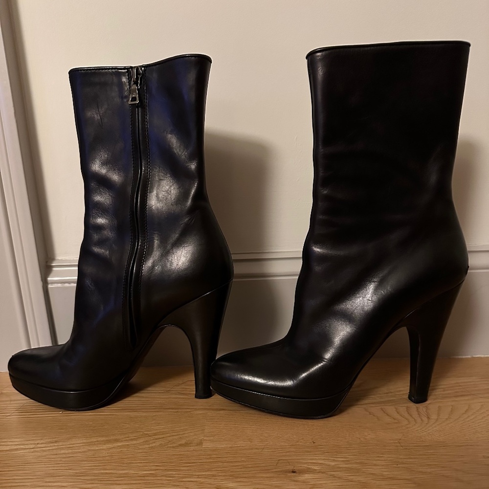 Black Prada Women's Boots, Size 38 (7.5)